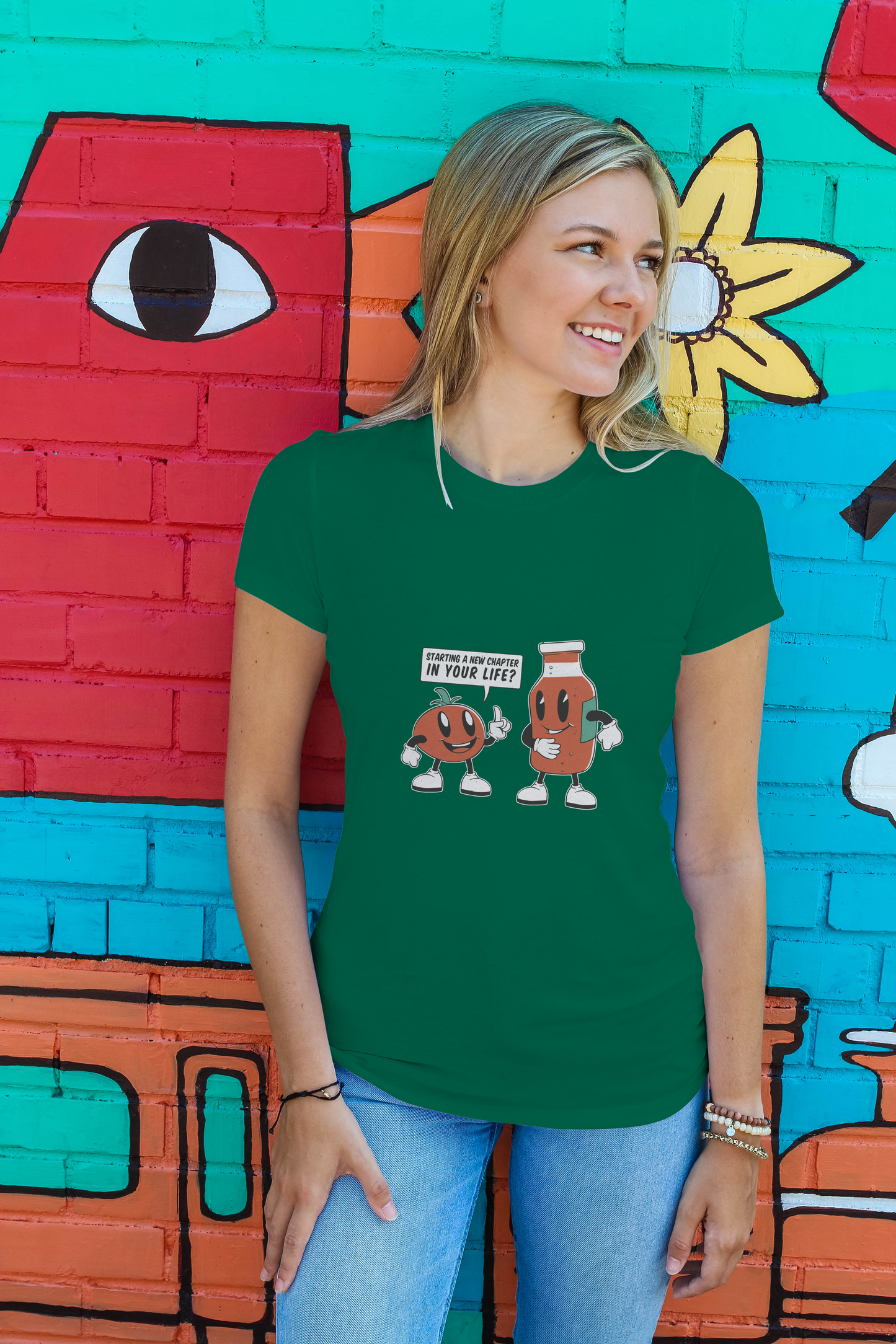 T-shirt "Starting a new chapter in your life?"