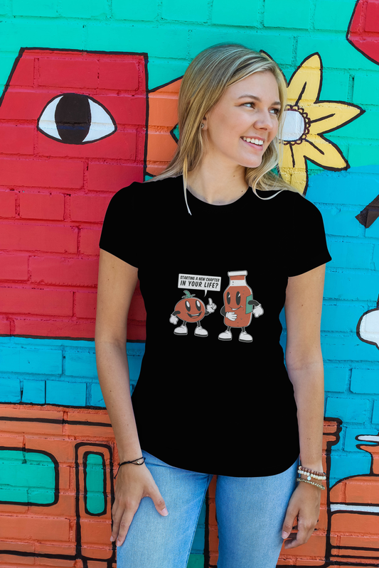 T-shirt "Starting a new chapter in your life?"