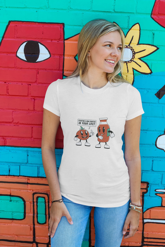 T-shirt "Starting a new chapter in your life?"