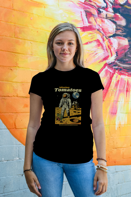 T-shirt "Mission: Tomatoes - when the earth is not enough for tomatos"