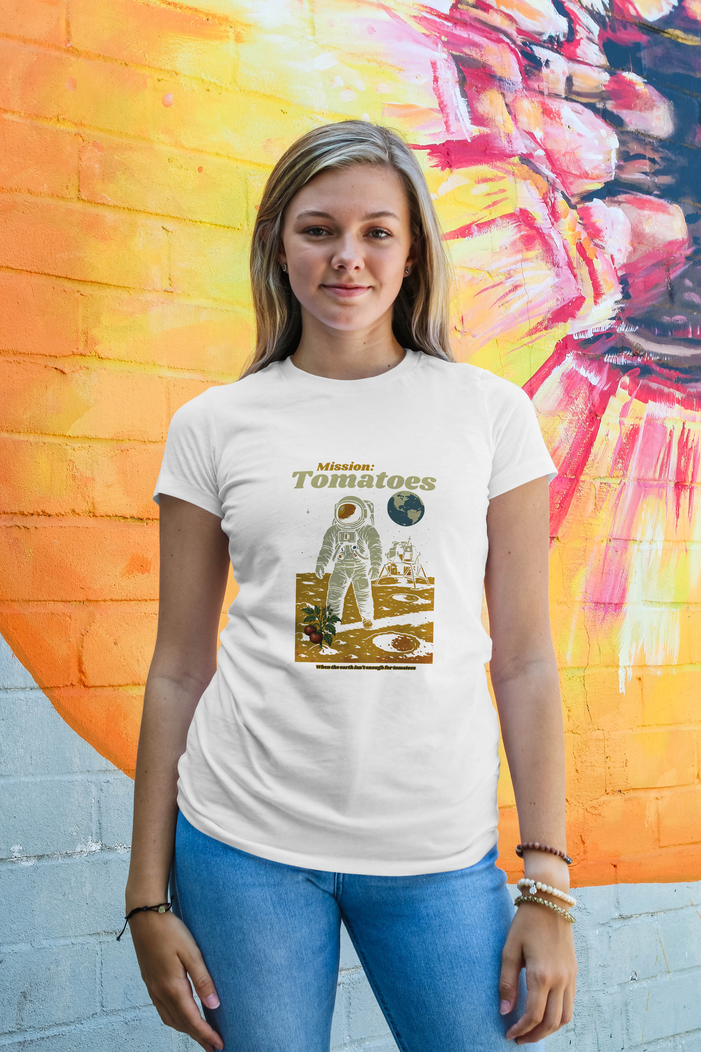T-shirt "Mission: Tomatoes - when the earth is not enough for tomatos"